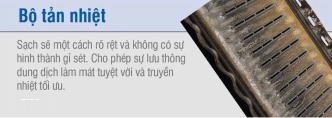 dung dịch làm mát bảo vệ bộ tản nhiệt
