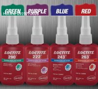 Sự khác nhau của keo Loctite màu đỏ, xanh dương, xanh lá, tím