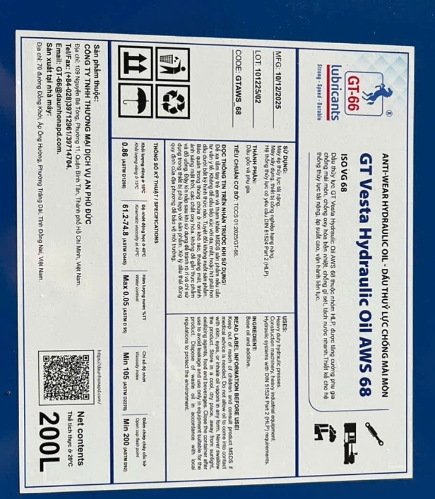 dau-thuy-luc-chong-mai-mon-gt-vesta-hydraulic-oil-aws-68