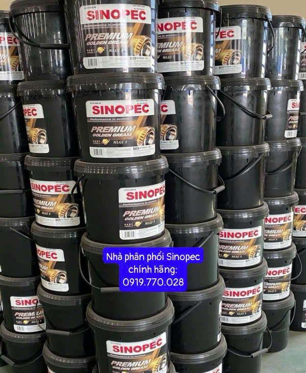 Mỡ bôi trơn chịu nhiệt Sinopec Premium Golden Grease NLGI 2