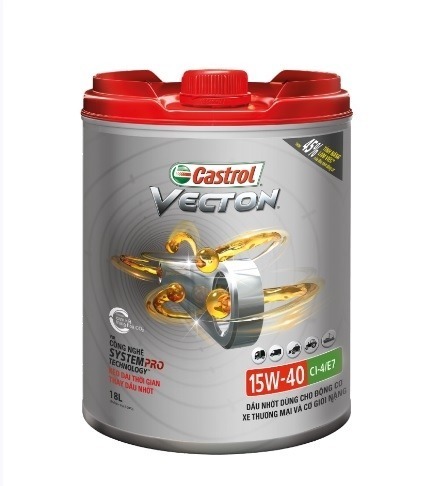 Dầu động cơ cao cấp Castrol Vecton 15W40