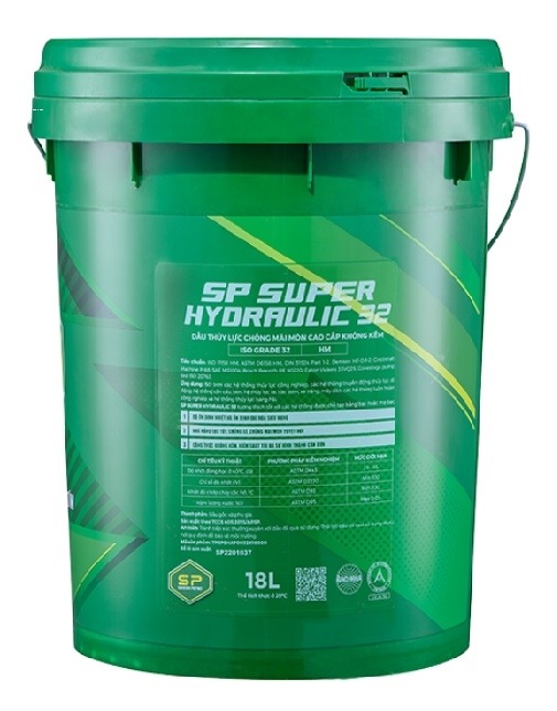 Dầu thủy lực không kẽm SP SUPER HYDRAULIC 32