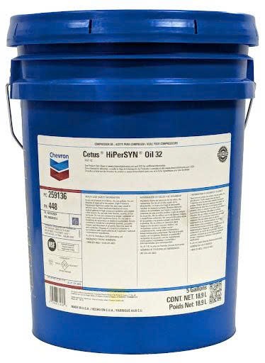 Dầu máy nén khí tổng hợp Chevron Cetus HiPerSYN 32