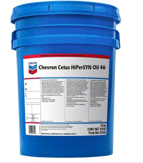 Dầu máy nén khí tổng hợp Chevron Cetus HiPerSYN 46