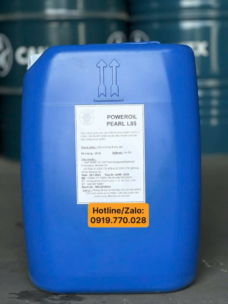 Dầu trắng/Dầu Paraffin Poweroil Pearl L85