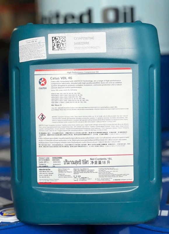Dầu Máy Nén Khí Caltex Cetus VDL 46