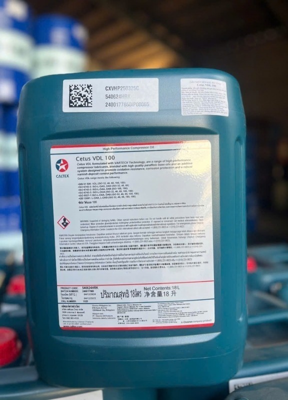 Dầu Máy Nén Khí Caltex Cetus VDL 100