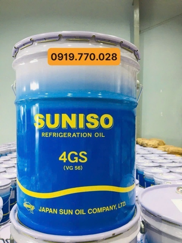 Nhớt lạnh Suniso 4GS (VG 56) - DẦU MÁY NÉN LẠNH CHÍNH HÃNG GIÁ RẺ