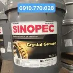 Mỡ bôi trơn chịu nhiệt Sinopec Crystal Grease NLGI 3
