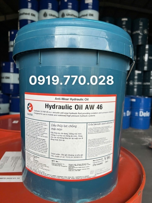 Dầu thủy lực Caltex Hydraulic AW 46