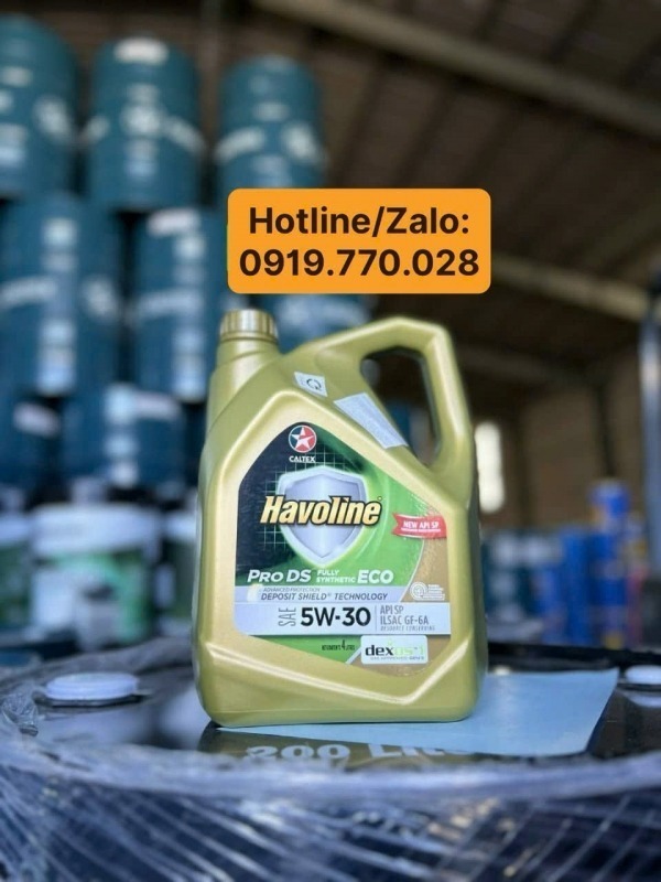 Dầu Động Cơ Xăng Havoline Prods Fully Synthetic ECO 5 5W30