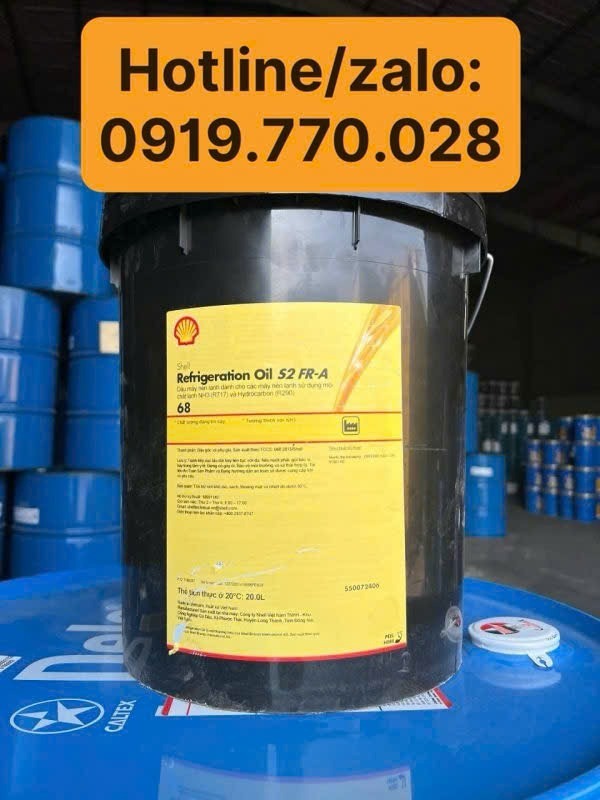 Dầu Máy Nén Lạnh Shell Refrigeration S2 FR-A 68