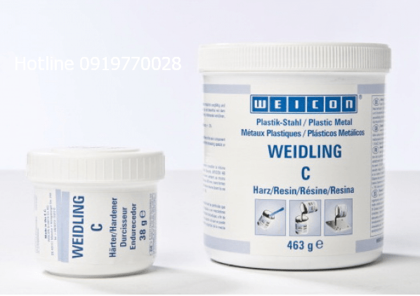 KEO CHỊU NHIỆT EPOXY WEICON C 0.5 KG