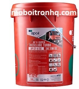 Dầu nhớt động cơ APOIL AP X-SUPER DIESELUBE TURBO CF-4/SG 15W-40 / 20W50