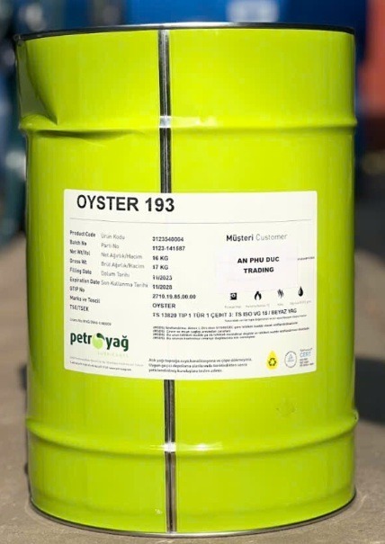 DẦU THỰC PHẨM PETROYAG OYSTER 193