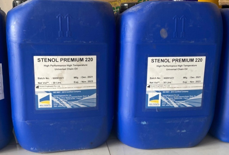 Molygraph Stenol Premium 220 - Dầu xích chịu nhiệt 300 độ C