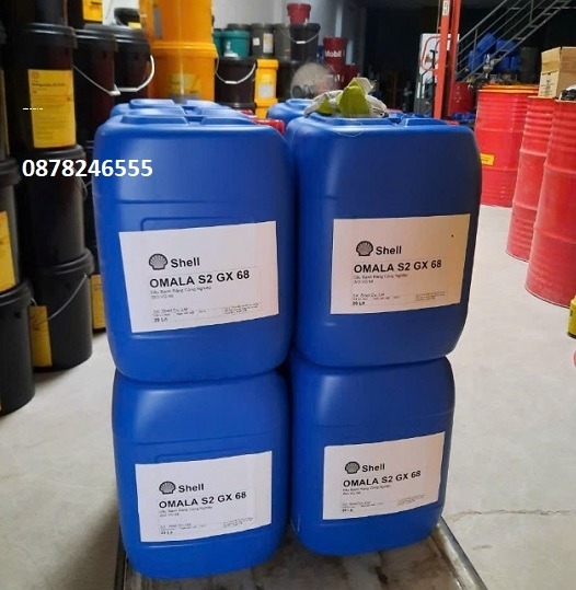 Dầu bánh răng công nghiệp Shell Omala S2 GX 68