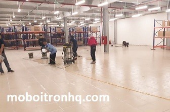 Bán dung dịch hóa chất vệ sinh tẩy rửa sàn Epoxy, nhà máy, nhà xưởng tại Bình Dương