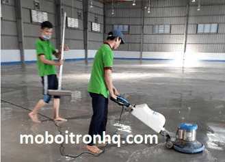 Bán dung dịch hóa chất vệ sinh tẩy rửa sàn Epoxy, nhà máy, nhà xưởng tại Lâm Đồng