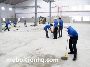 Bán dung dịch hóa chất vệ sinh tẩy rửa sàn Epoxy, nhà máy, nhà xưởng tại Vĩnh Phúc