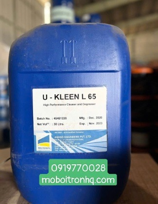 Hóa chất tẩy dầu nhớt, mỡ bôi trơn tự bay hơi Molygraph U-Kleen L 65