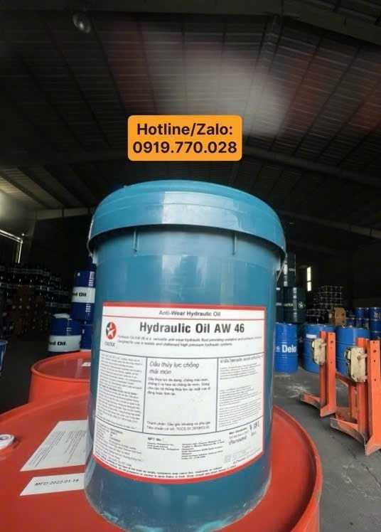 Dầu thủy lực chống mài mòn Chervon Caltex Hydraulic AW 46