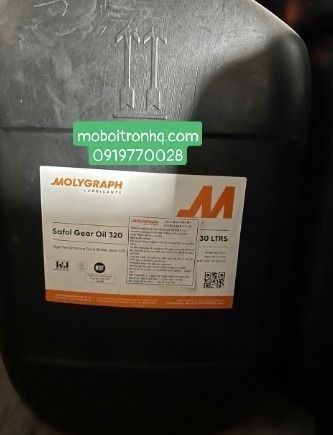Molygraph Safol Gear Oil 320 - Dầu bánh răng thực phẩm Food Grade