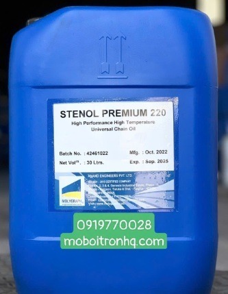 Dầu xích chịu nhiệt độ cao Molygraph Stenol Premium 220