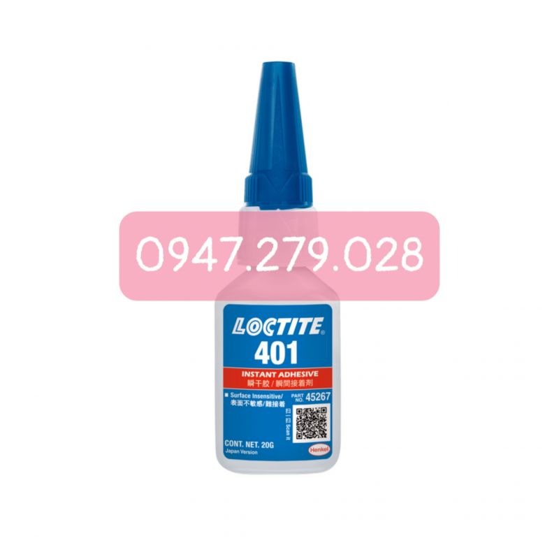 Keo Loctite 401 – Phân phối keo Loctite chính hãng, giao hàng toàn quốc