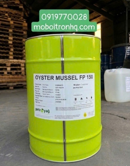 DẦU BÁNH RĂNG AN TOÀN THỰC PHẨM PETROYAG OYSTER MUSSEL FP 150