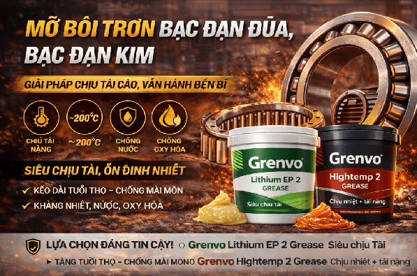 Mỡ bôi trơn bạc đạn đũa, bạc đạn kim