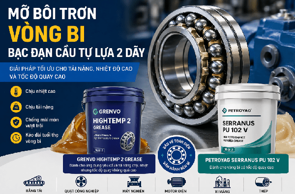 Mỡ bôi trơn vòng bi bạc đạn cầu tự lựa