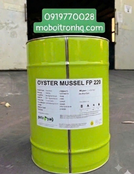 DẦU BÁNH RĂNG AN TOÀN THỰC PHẨM PETROYAG OYSTER MUSSEL FP 220