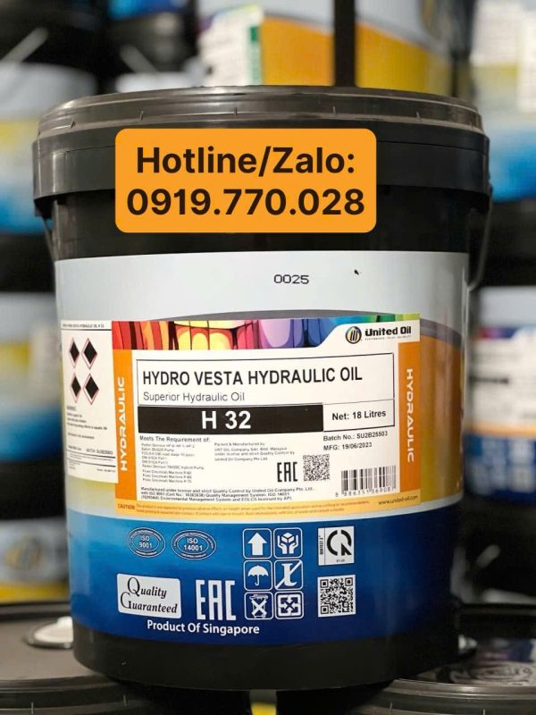 Dầu Thuỷ Lực United Hydro Vesta Hydraulic Oil H 32