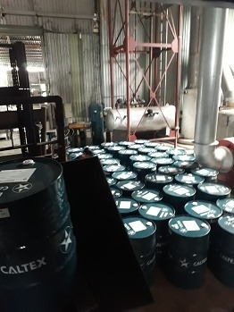khách hàng sử dụng dầu truyền nhiệt caltex