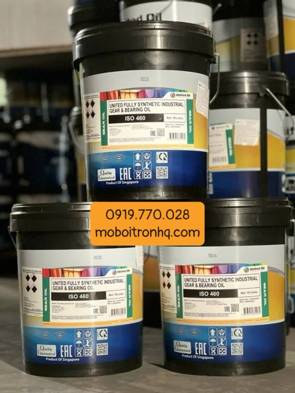 Dầu Bánh Răng Chịu Nhiệt United Fully Synthetic Industrial Gear & Bearing Oil 460