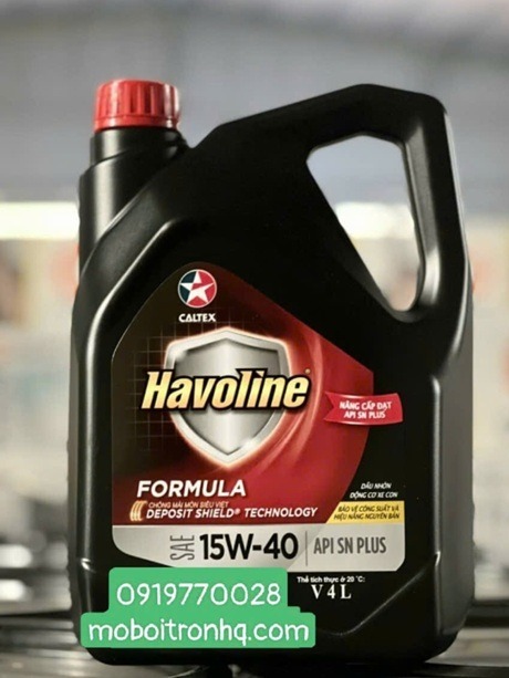 Caltex Havoline Formula 15W-40 API SN
