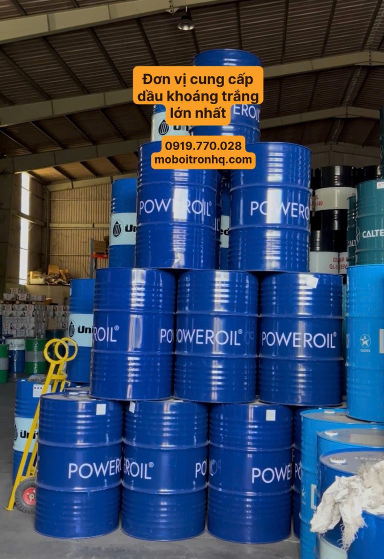 Dầu khoáng trắng Paraffin cho ngành nhựa, cao su đạt chuẩn